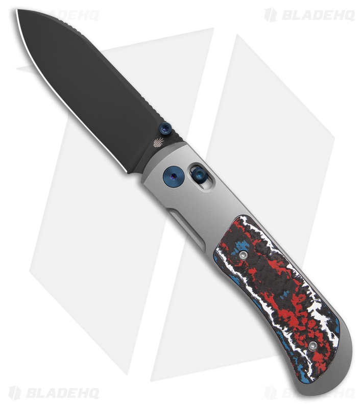 Kizer Tycho Clutch Lock Knife Titanium/Fat Carbon (3.1" DLC) Ki4761A2 *DISC*