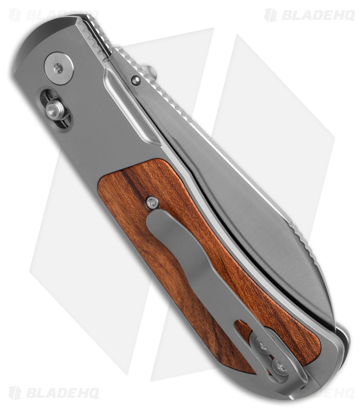 Kizer Tycho Clutch Lock Knife Ti/Mkuruti Wood
