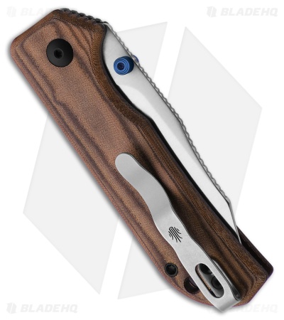 Kizer Cutlery Nice Guy Button Liner Lock Knife Norplex Micarta (2.9" Satin)