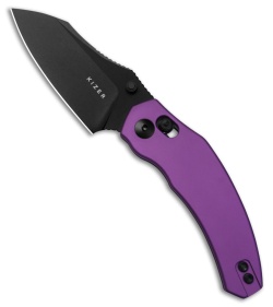 ブルドッグ　0605 Kizer Mini Bulldog Knife Blue Canyon Richlite Satin