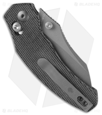 Kizer Mini Bulldog Knife Black Micarta Gray/SW