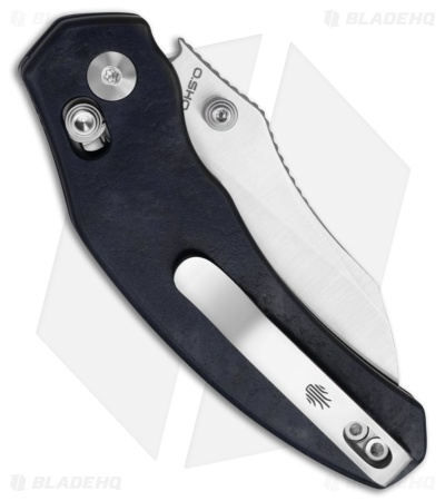 Kizer Mini Bulldog Knife Blue Canyon Richlite Satin