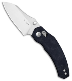 ブルドッグ　0308 Kizer Mini Bulldog Knife Purple Aluminum Black PVD