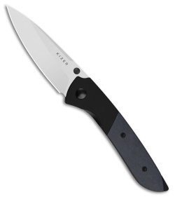 Kizer Spitfire Knife Black Al/Blue Canyon Richlite Satin