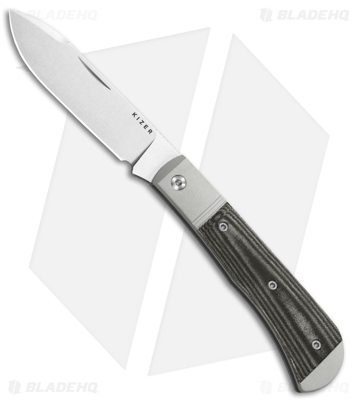 Kizer Trestle D Slip Joint Knife Norplex UltreX Micarta + Al Bolsters (2.95" SW)