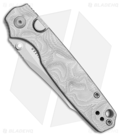 Kizer Cutlery Pokiman BLL Button Liner Lock Knife Aluminum Foil G10 (3.1" Satin)