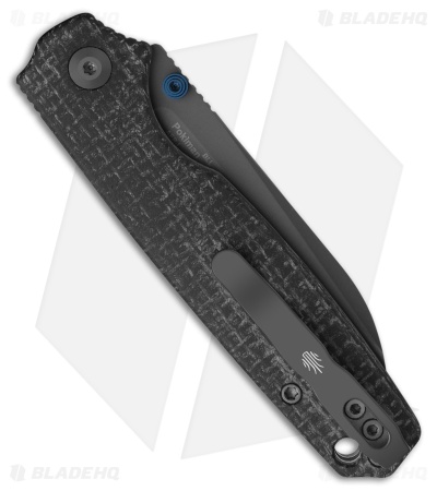Kizer Cutlery Pokiman BLL Button Liner Lock Knife Micarta (3.1" Gray PVD)