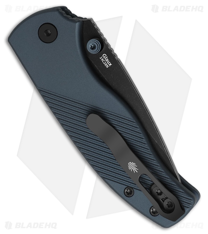 Kizer Cutlery Glaux | Blue Aluminum | Black PVD