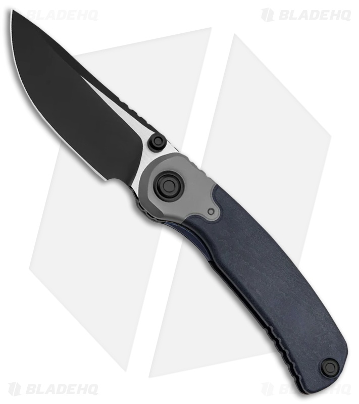 Milky - Crucial ① Kizer Pioneer Knife Blue Canyon/Titanium Two-Tone