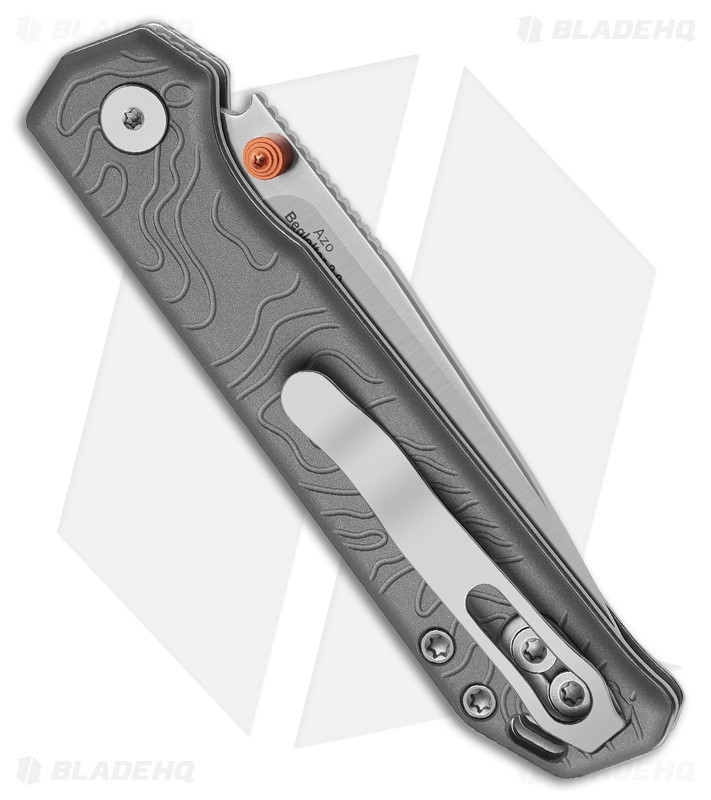 Kizer Cutlery Begleiter 2.9 Button Liner Lock Knife Gray Topo Al (3" Satin)