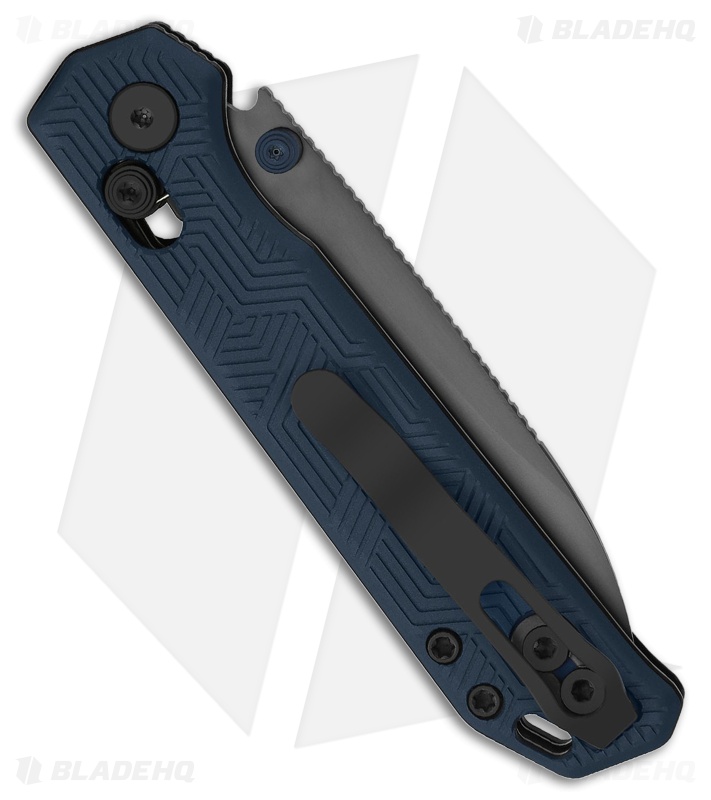 Kizer Cutlery Begleiter 2.9 Clutch Lock Knife Blue Aluminum (3" Matte DLC Ultra)