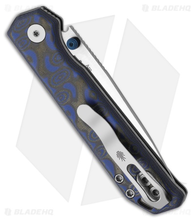 Kizer Cutlery Begleiter 2.9 Button Liner Lock Knife Vortex Micarta (3" Satin)