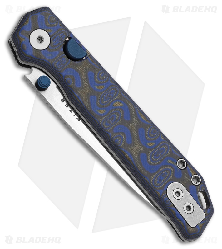 Kizer Cutlery Begleiter 2.9 Button Liner Lock Knife Vortex Micarta (3" Satin)