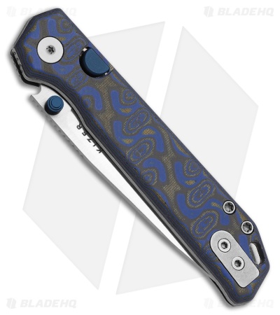 Kizer Cutlery Begleiter 2.9 Button Liner Lock Knife Vortex Micarta (3" Satin)