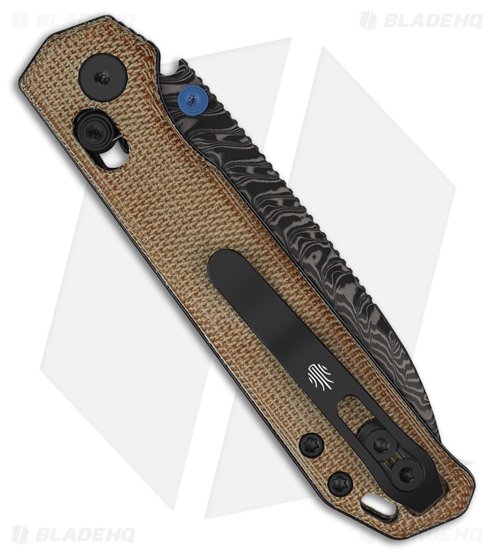 Kizer Cutlery Begleiter 2.9 Clutch Lock Knife Norplex Micarta (3" Damascus)
