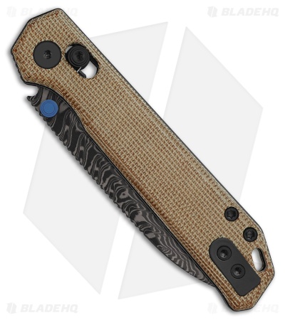 Kizer Cutlery Begleiter 2.9 Clutch Lock Knife Norplex Micarta (3" Damascus)