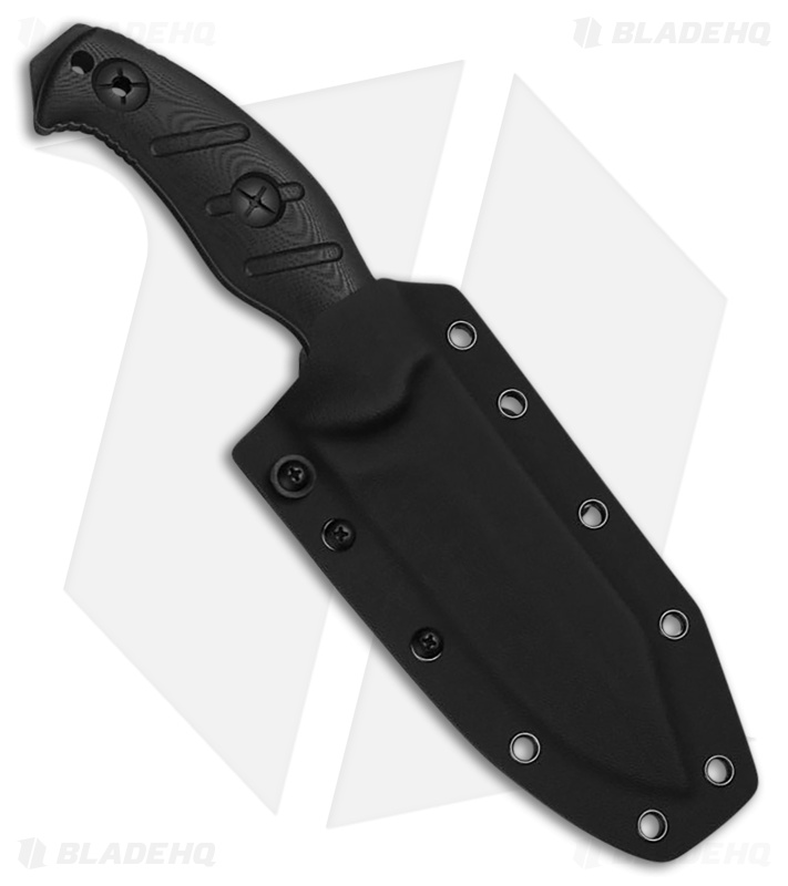 Kizer Sheepdog Survival Fixed Blade Knife Black Micarta (5.3" Black)
