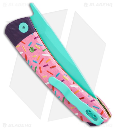 Kizer Mini Momo Liner Lock Knife Dessert Warrior® (3.2" Blue)