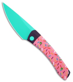 Kizer Mini Momo Liner Lock Knife Dessert Warrior® (3.2" Blue)