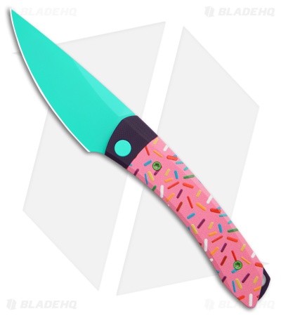 Kizer Mini Momo Liner Lock Knife Dessert Warrior® (3.2" Blue)