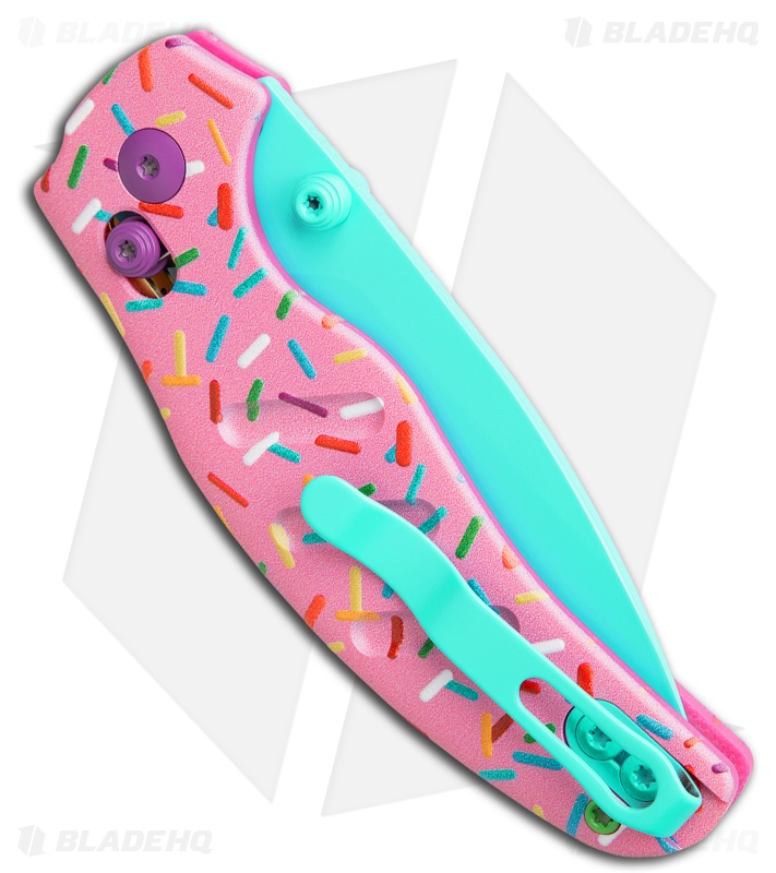 Kizer Vanguard Sheepdog Clutch Lock Knife Dessert Warrior® (3" Blue)