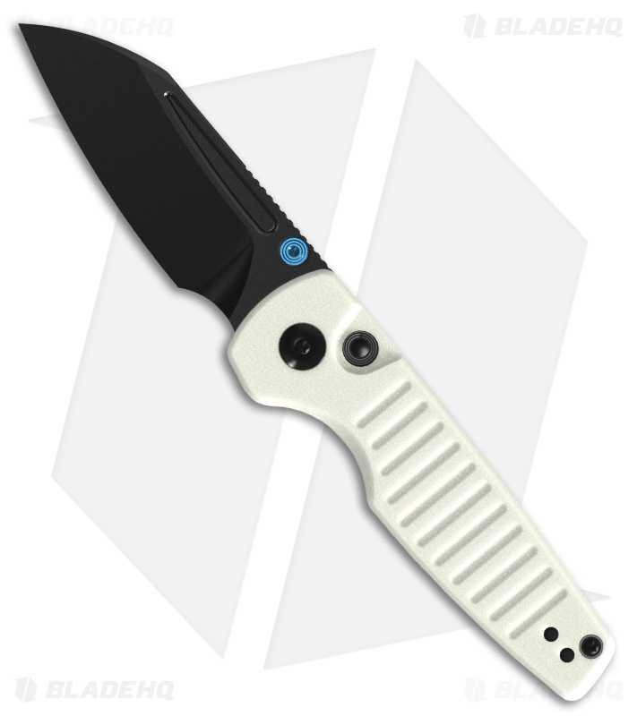 ちき Kizer Parakeet Knife White GID G-10 Black PVD