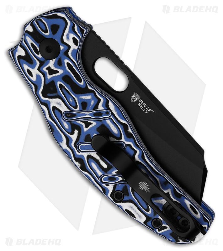 Kizer Sheepdog Knife Button Liner Lock | Vortex Micarta | PVD