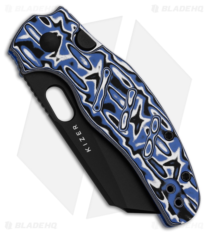 Kizer Sheepdog Knife Button Liner Lock | Vortex Micarta | PVD