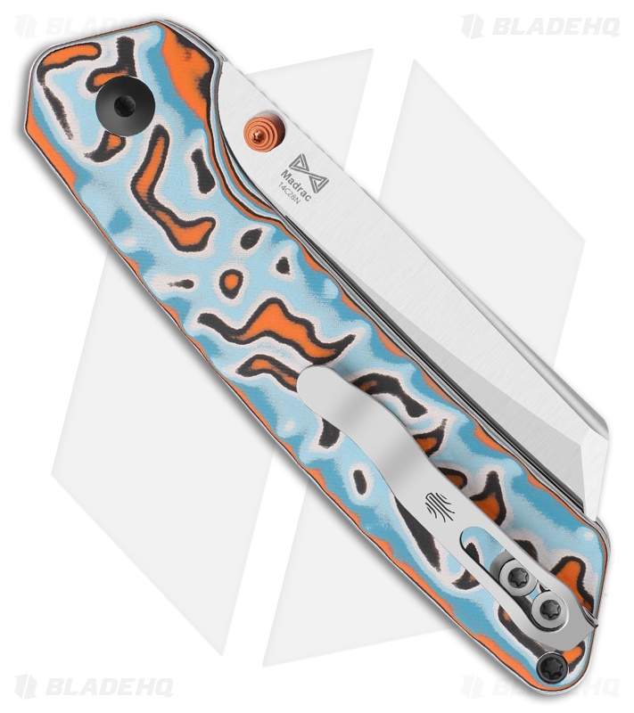 Kizer Madrac | Vortex Pattern Micarta | Satin