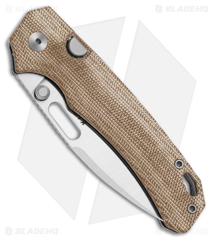 Kizer Outposter Button Liner Lock Knife Norplex UltreX Micarta (3.3" Satin)