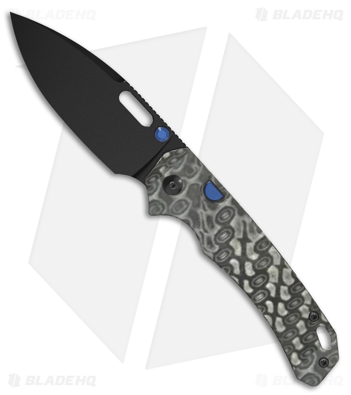 Kizer Outposter Button Liner Lock Knife Black/Gray Vortex Micarta (3.3" PVD)