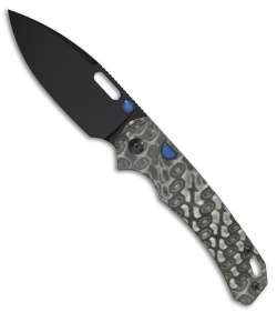 Kizer Outposter Button Liner Lock Knife Black/Gray Vortex Micarta (3.3" PVD)