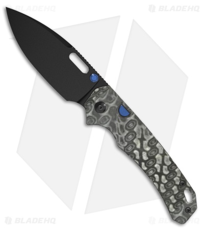 Kizer Outposter Button Liner Lock Knife Black/Gray Vortex Micarta (3.3" PVD)