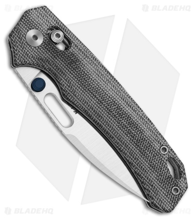 Kizer Outposter Crossbar Lock Knife BLK Norplex UltreX Micarta (3.3" Satin)