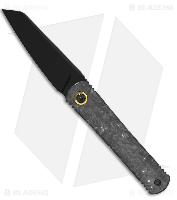 Kizer Feist 3 Knife | Matte DLC Ti/Carbon Fiber | Matte DLC