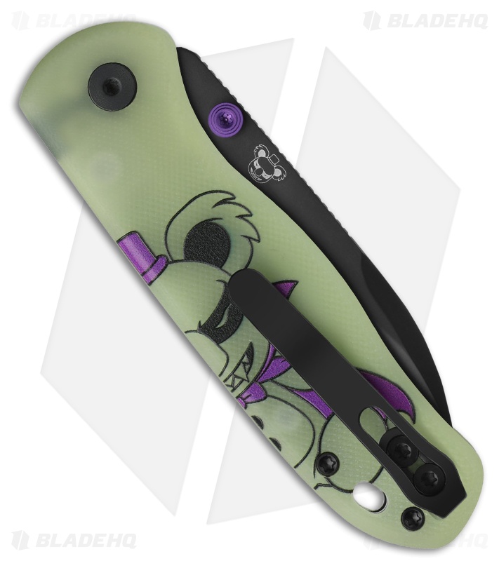 Kizer Azo Drop Bear II Button Lock Knife The Vampire Ki3619HW1