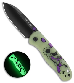 Kizer Azo Drop Bear II Button Lock Knife The Vampire Ki3619HW1