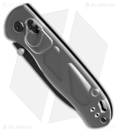 Kizer Azo Drop Bear Clutch Lock Knife Black Acrylic (3" Black) V3619A9