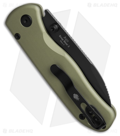 Kizer Azo Drop Bear II Button Liner Lock Knife Aluminum V3619.2CD1