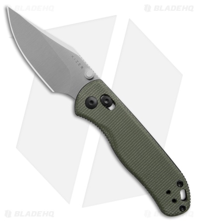 Kizer Azo Drop Bear II Clutch Lock Knife Micarta V3619.2KC1 - Blade HQ