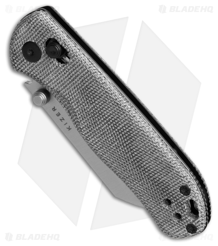 Kizer Azo Drop Bear II Clutch Lock Knife Micarta V3619.2KS1