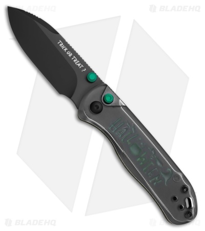Kizer Azo Drop Bear II Button Lock Knife Halloween