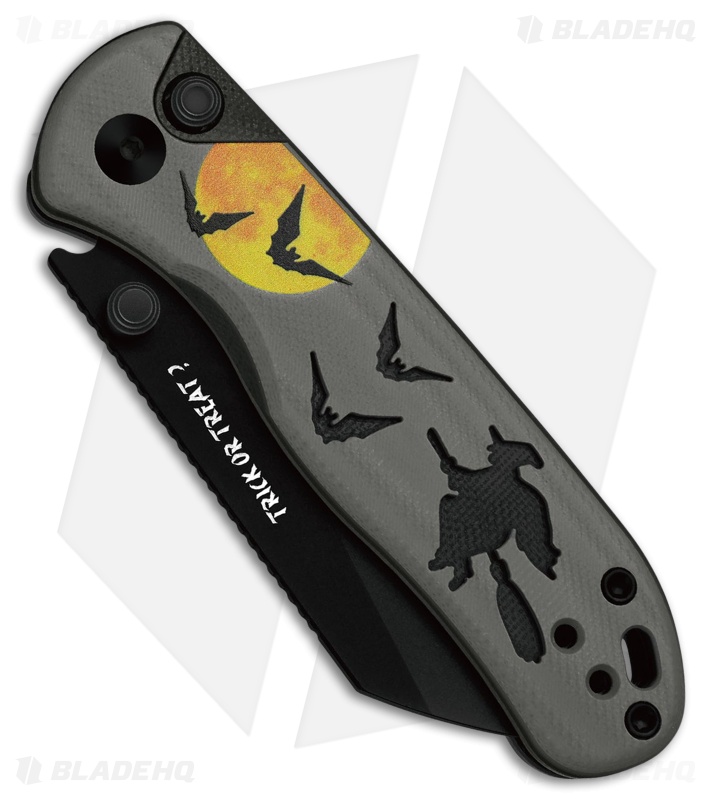 Kizer Azo Drop Bear II Button Lock Knife G-10 Halloween Wharncliffe