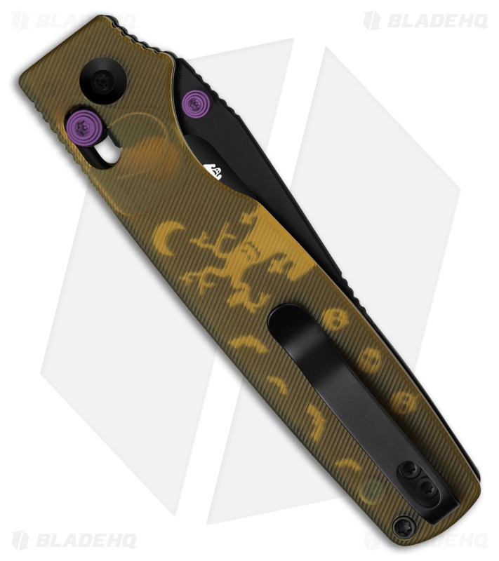 Kizer Vanguard Original 2 Clutch Lock Knife PEI Halloween (Black)