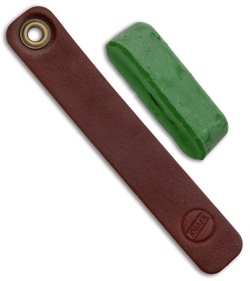 KNAFS Leather Strop + Ultra Fine Strop Compound