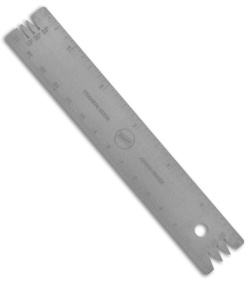 KNAFS Titanium Ruler + Knife Angle Finder - Blade HQ