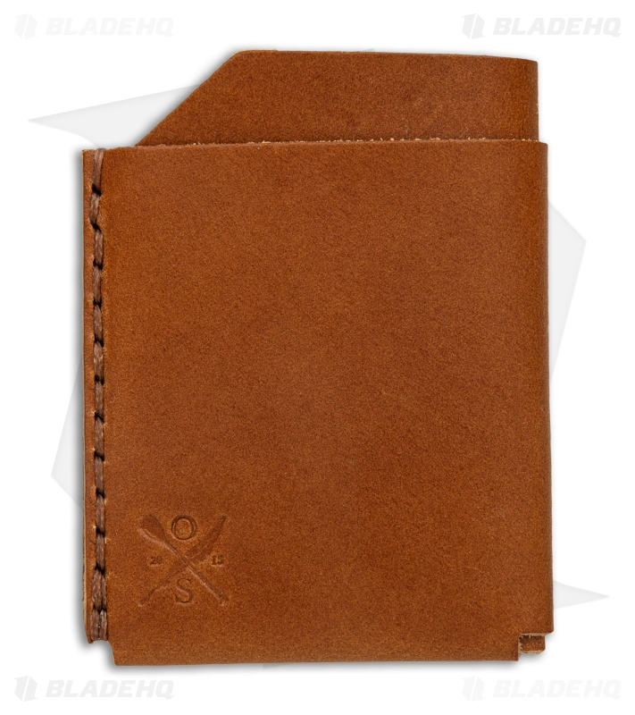 Open Sea Leather Co. Hot Rack Whiskey Wallet w/ Havana Stitching