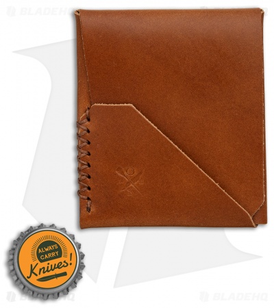 Open Sea Leather Co. Topsider Wallet Whiskey w/ Black Stitching