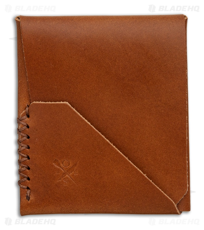 Open Sea Leather Co. Topsider Wallet Whiskey w/ Black Stitching