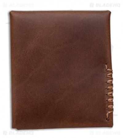 Open Sea Leather Co. Topsider Wallet Walnut w/ Havana Stitching